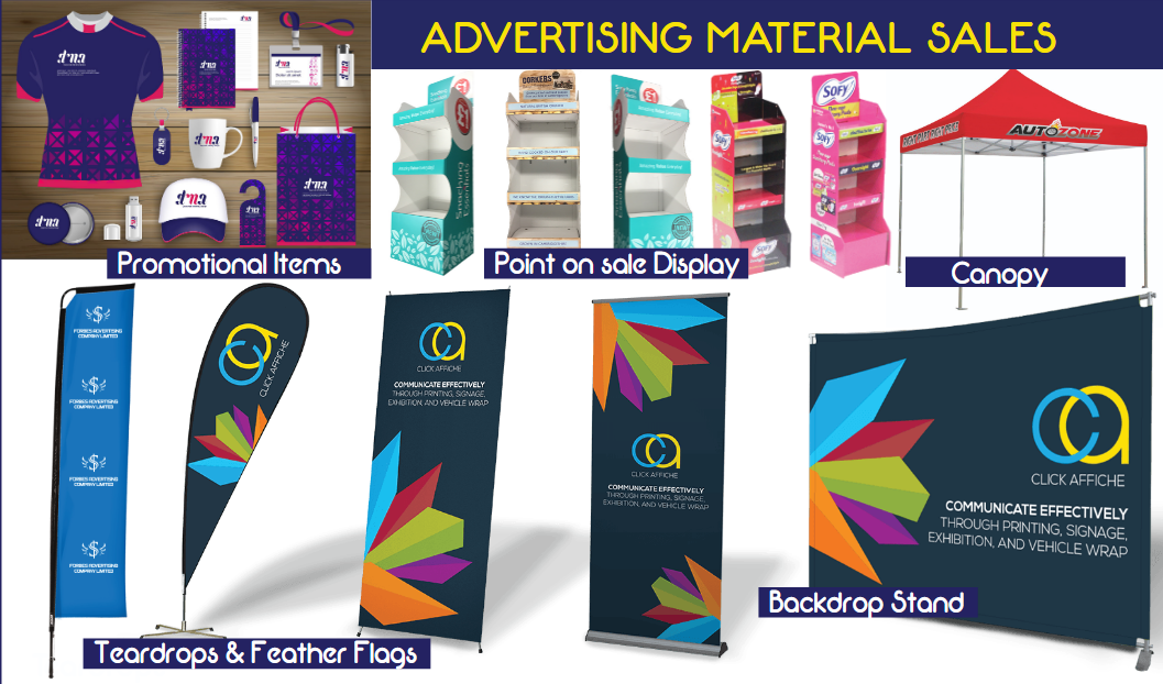 Advertising Material Sales